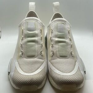 Extremely used and worn Women’s white size 9.5 NMD_R1 SPECTOO